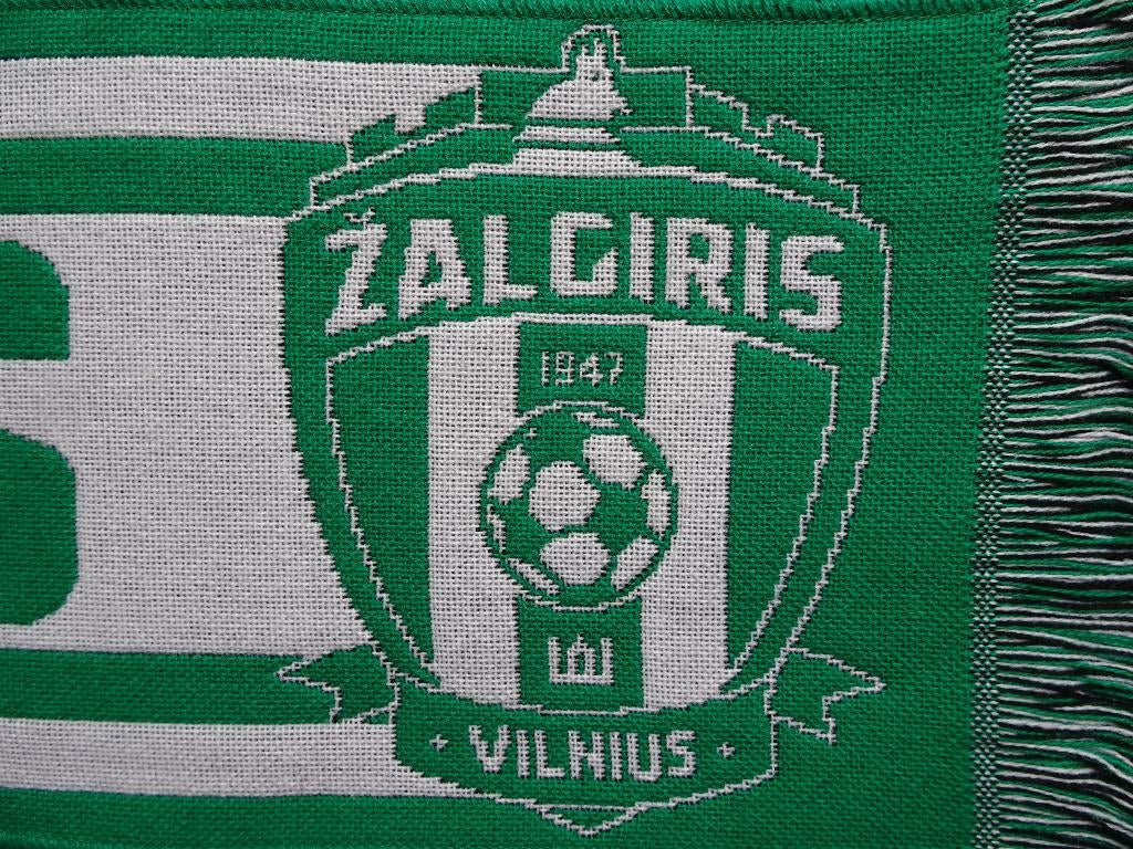 sjaal FK Zalgiris Vilnius (Litouwen), Ophalen of Verzenden, Nieuw, Buitenlandse clubs, Vaantje of Sjaal