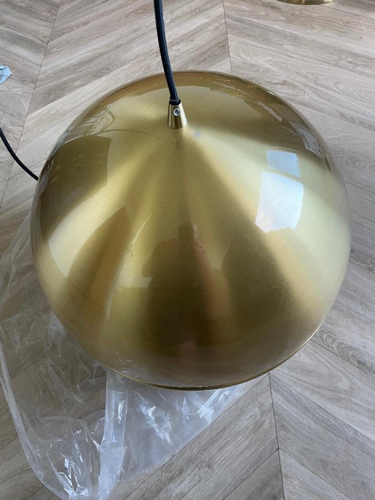 Hanglamp Zuiver Retro (goud), Huis en Inrichting, Lampen | Hanglampen, Ophalen, Zo goed als nieuw, Metaal, Minder dan 50 cm