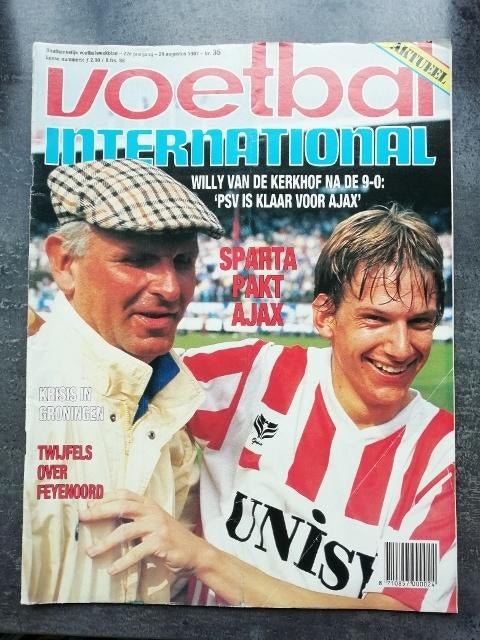 Voetbal International, 22e  jaargang, nr. 35, 1987., Ophalen, Gebruikt, Overige binnenlandse clubs, Boek of Tijdschrift
