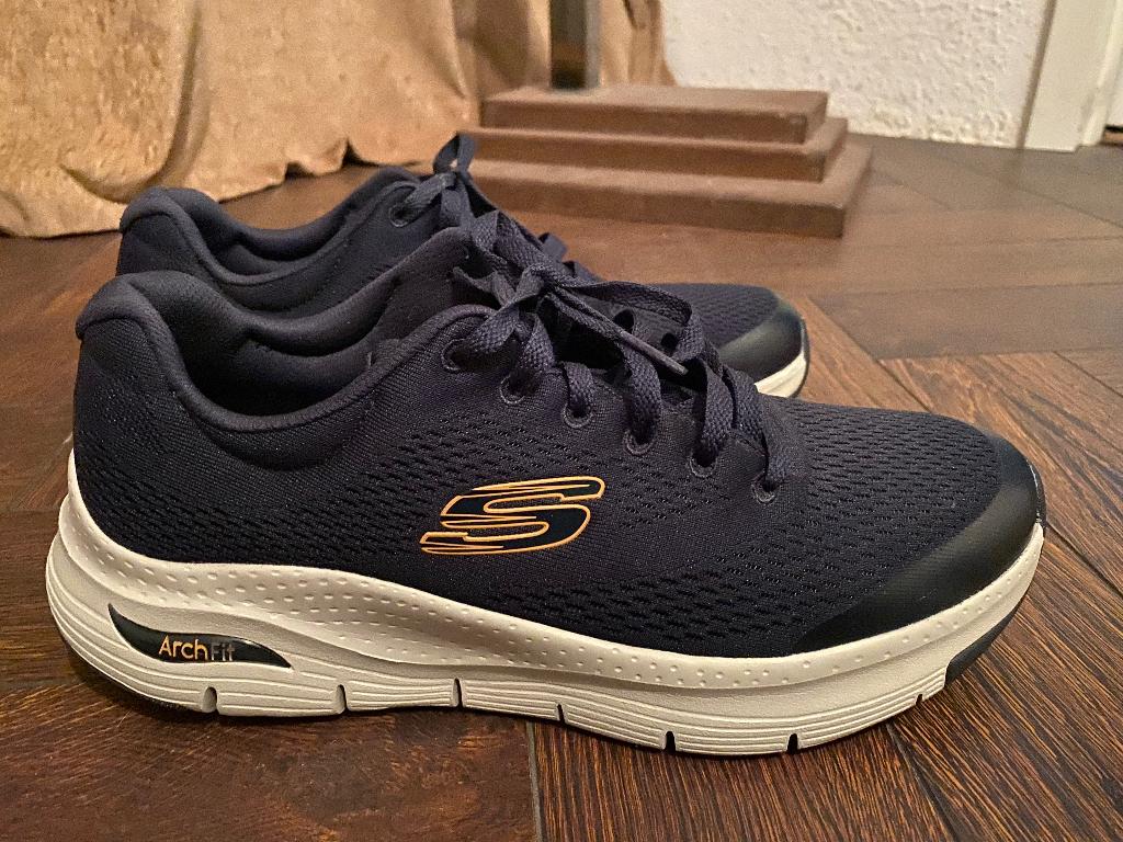 Nieuwstaat Skechers 42 Verzenden mogelijk, Ophalen, Skechers, Blauw, Sneakers of Gympen