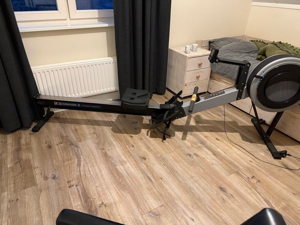 Concept 2 Indoor Rower PM2 Roeitrainer, Ophalen, Gebruikt, Armen, Metaal
