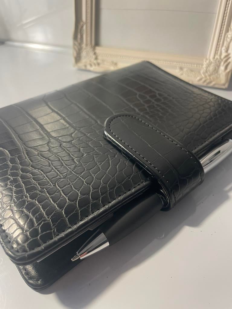 A6 Agenda Planner Zwart Croco New 2026 Set, Ophalen of Verzenden, Nieuw