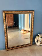 Antieke Facet Geslepen Spiegel – Groot Formaat, Gebruikt, 100 tot 150 cm, Ophalen of Verzenden, 100 tot 125 cm