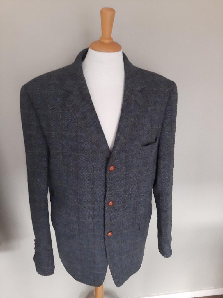 Colbert maat 54 van Harris Tweed ., Kleding | Heren, Ophalen of Verzenden, Zo goed als nieuw, Maat 52/54 (L), Grijs