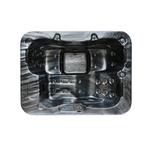 Luxe zwarte jacuzzi | 27 Massage jets | Trap + Cover, Tuin en Terras, Bubbelbaden en Hottubs, Info@inner-stillness.nl, Nieuw, Ophalen of Verzenden