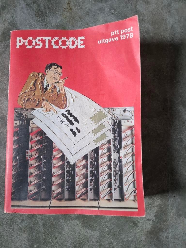 PTT Postcodeboek Nederland 1978, Ophalen of Verzenden