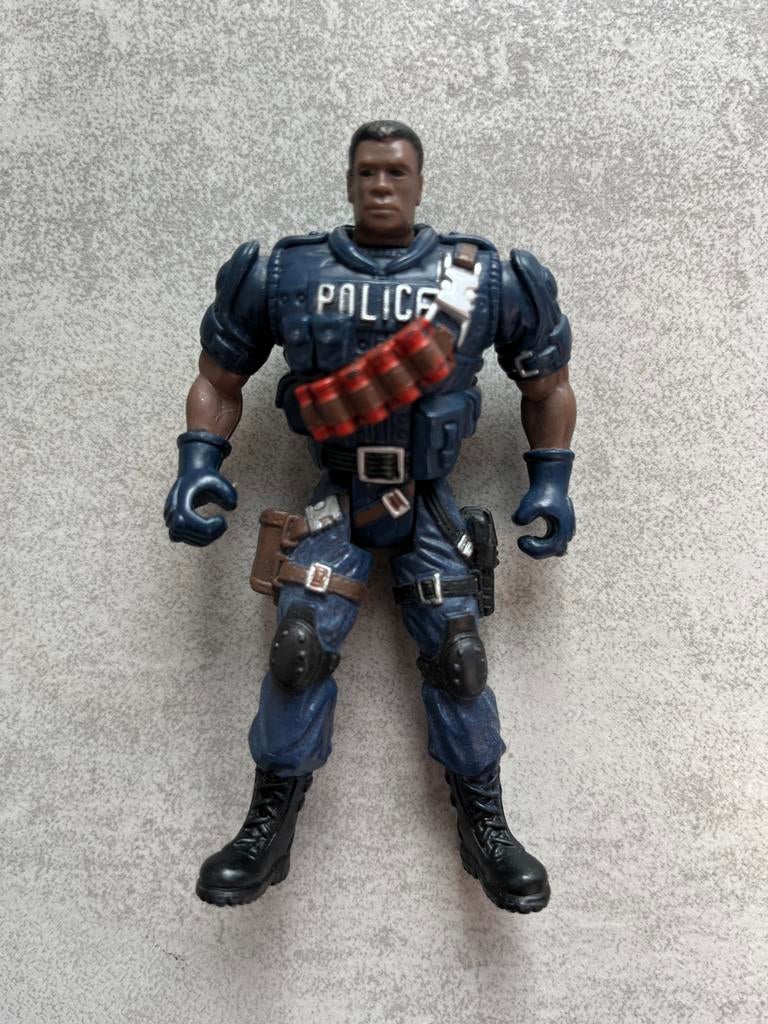 Chap Mei Police Swat Team Force Captain Faulkner Actiefiguur, Ophalen of Verzenden, Zo goed als nieuw