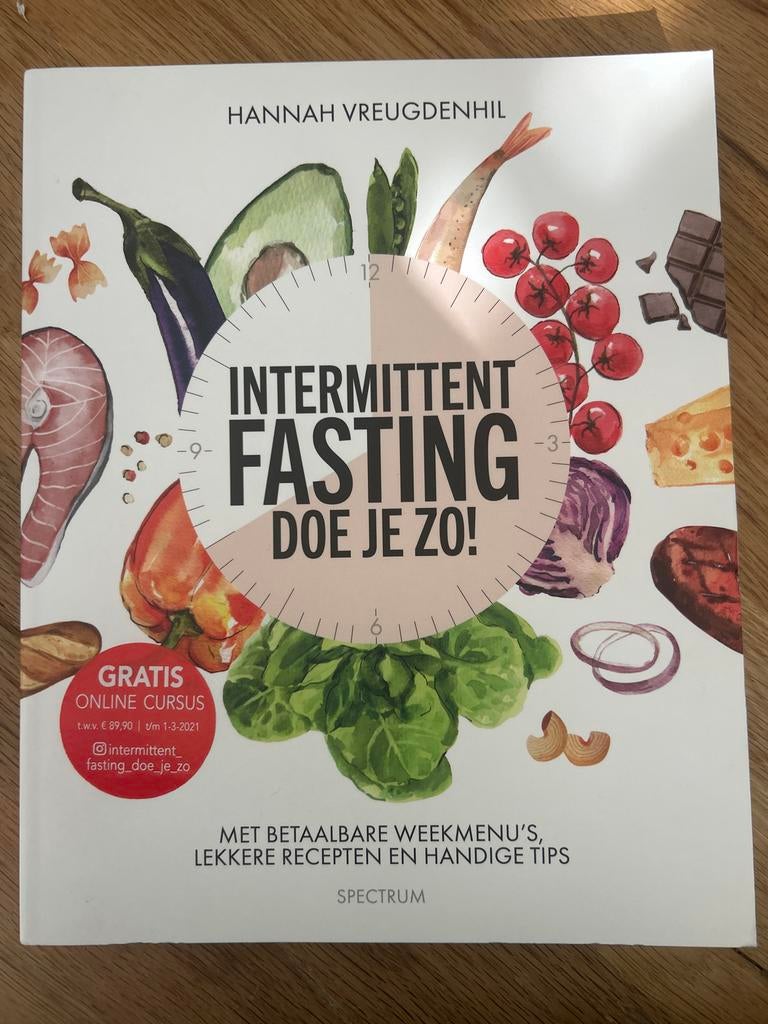 Intermittent Fasting Doe Je Zo! - Hannah Vreugdenhil, Boeken, Ophalen of Verzenden, Zo goed als nieuw, Dieet en Voeding