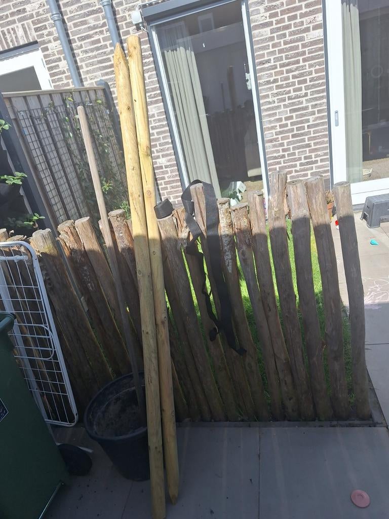 Nieuwe boompalen - ongebruikt, Tuin en Terras, Palen, Balken en Planken, Ophalen, Nieuw, Minder dan 180 cm, Palen