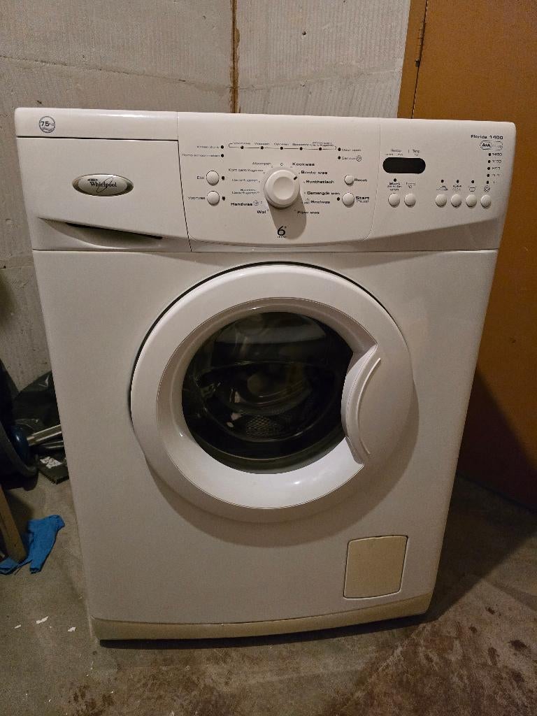 Gratis Whirlpool Florida 1400, Witgoed en Apparatuur, Ophalen, Gebruikt, Voorlader, 85 tot 90 cm