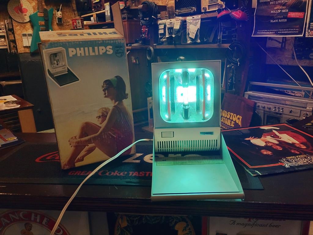 Vintage ultra violet lamp 7070, Ophalen of Verzenden, Gezichtsbruiner, Minder dan 10 lampen