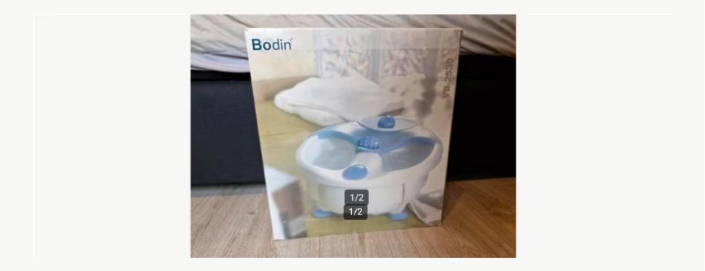 Bodin Massage bruisend voeten Badje, Sport en Fitness, Massageproducten, Ophalen, Nieuw, Apparaat