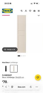 Gezocht; 6 IKEA Pax deuren lichtbeige, Ophalen, 200 cm of meer, 50 tot 100 cm, Zo goed als nieuw