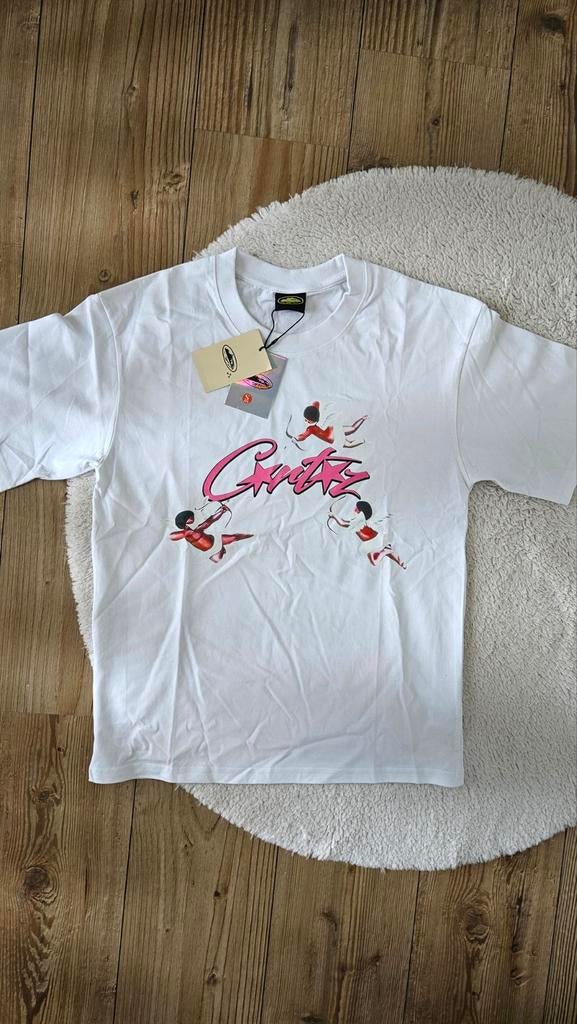 Corteiz T-shirt met engeltjes - Nieuw met kaartjes, Wit, Nieuw, Ophalen of Verzenden, Corteiz