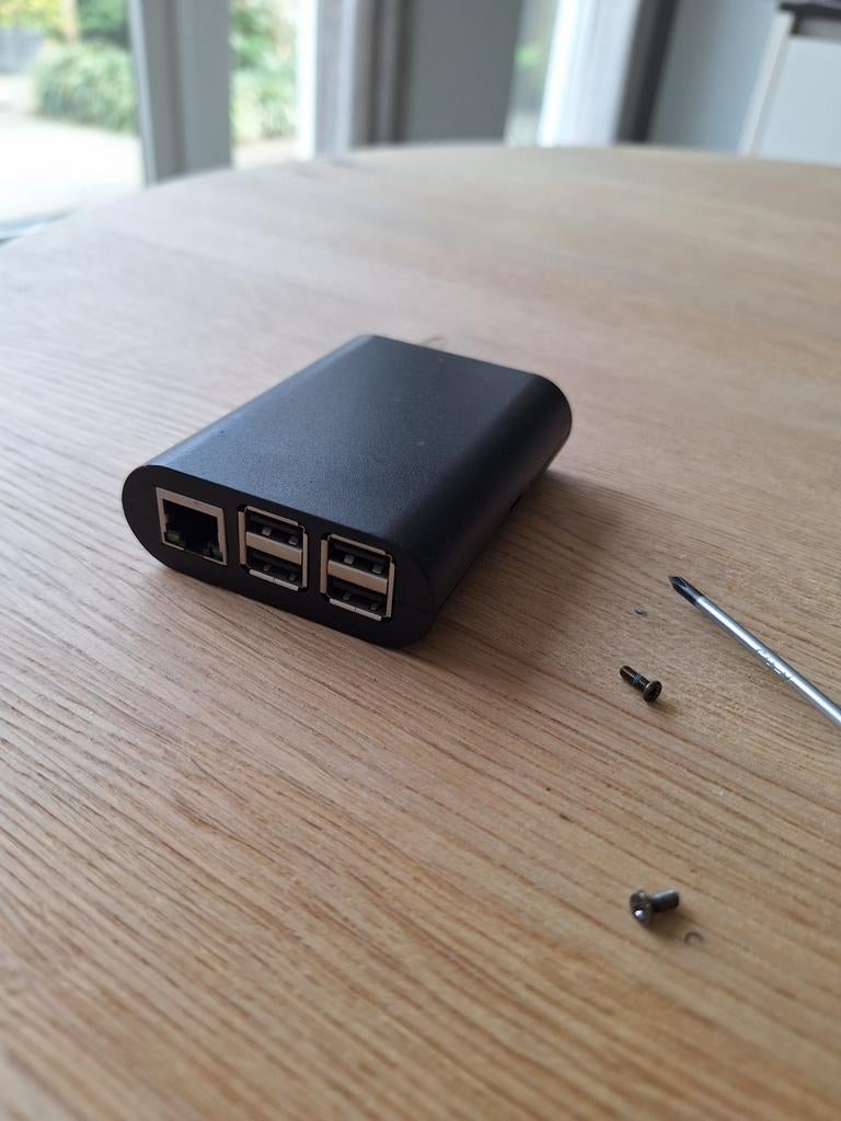 Raspberry Pi 3B V1.2 met behuizing, Computers en Software, Overige Computers en Software, Gebruikt, Ophalen of Verzenden