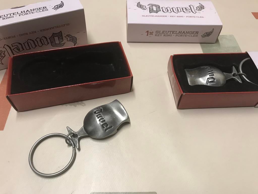 Duvel sleutelhanger/stoppentrekker,3voor 12€, Verzamelen, Ophalen of Verzenden, Nieuw, Overige typen