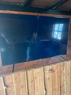 Smart TV 55 inch met barst in scherm (werkt nog), Gebruikt, 50 Hz, 100 cm of meer, Smart TV