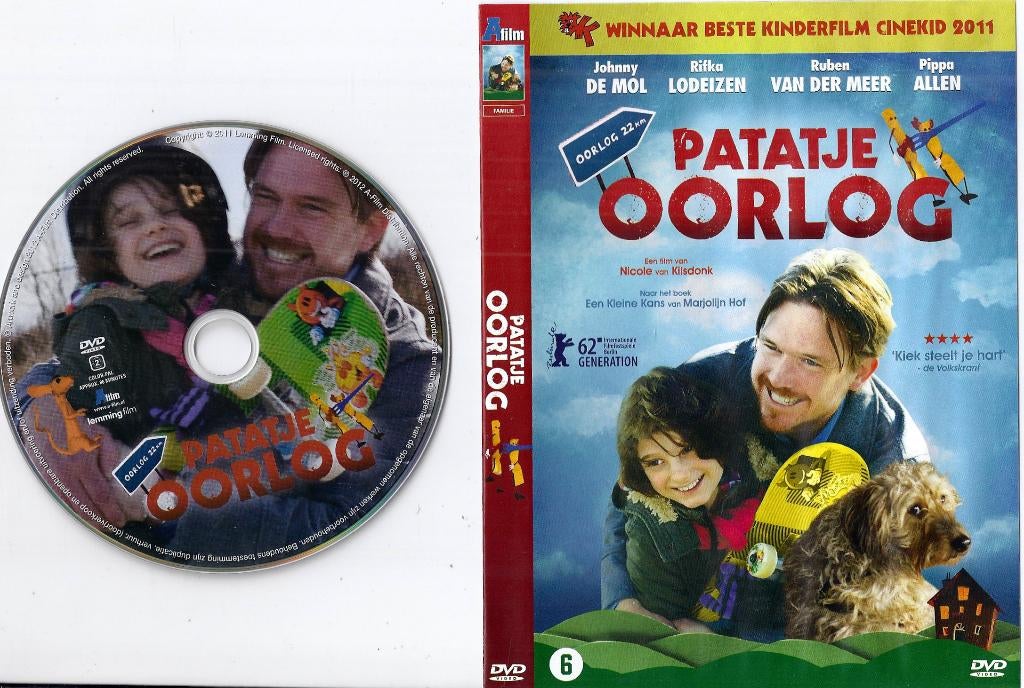 Dvd patatje oorlog - met o.a. Johnny de mol, rifka lodeizen, Vanaf 6 jaar, Ophalen of Verzenden, Zo goed als nieuw, Film
