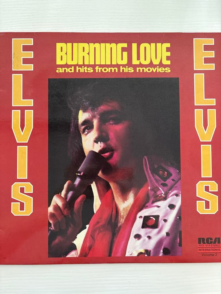 Elvis Presley - Burning Love (LP, RCA International), Verzamelen, Ophalen of Verzenden, Zo goed als nieuw, Cd of Plaat