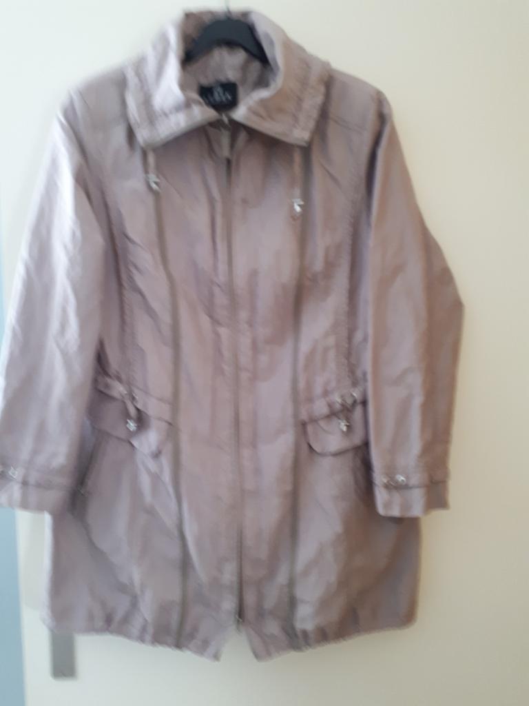 Damesparka voorjaar nieuw Barbara Lebek  mt 46, Ophalen, Beige, Maat 46/48 (XL) of groter, Nieuw
