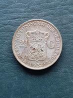 2,5 gulden 1932 grof haar zilver van Wilhelmina, Zilver, Ophalen of Verzenden, Koningin Wilhelmina, Losse munt