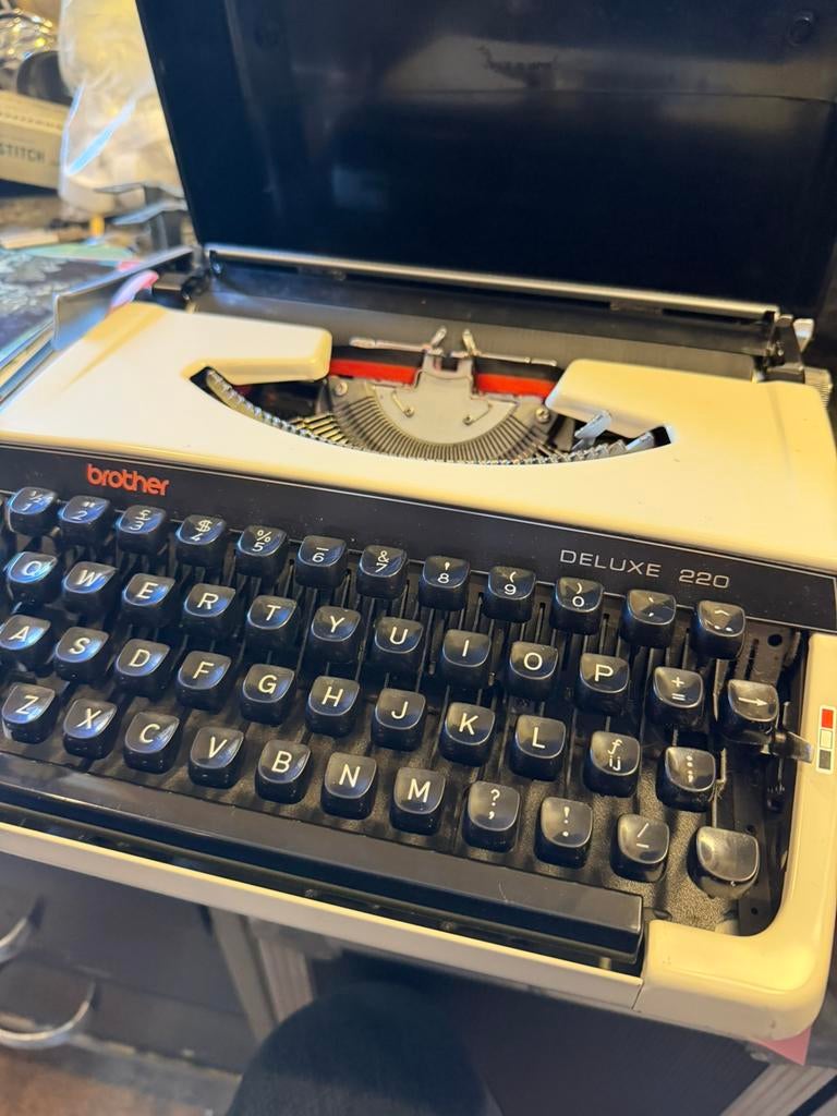 Vintage brother 220 typmachine, Brother, Ophalen of Verzenden, Zo goed als nieuw, Nvt