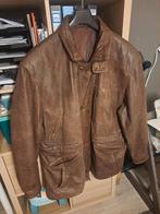Trapper 1901 Expedition Vintage Leren Herenjas Maat 60, Ophalen, Gedragen, Overige maten, Bruin