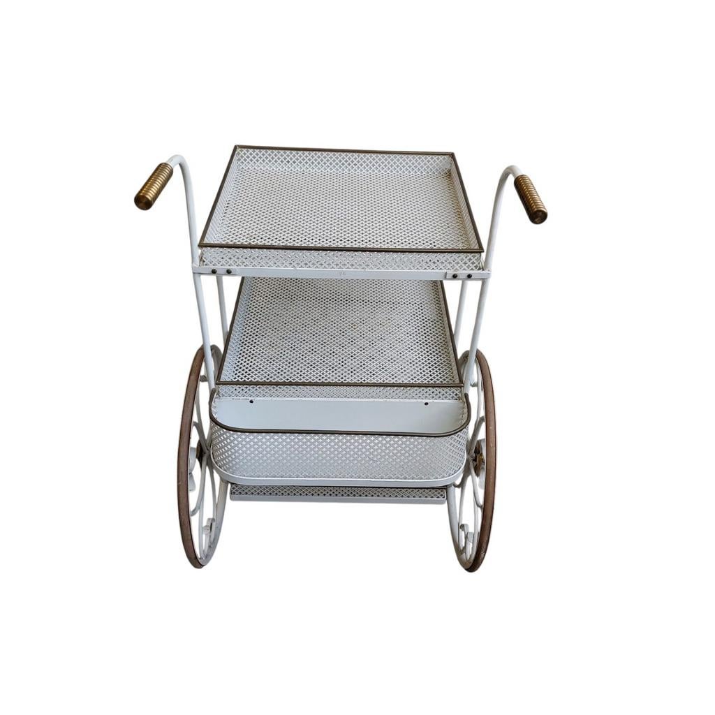 Vintage trolley (Mathieu Mategot stijl), Ophalen, Vintage, Gebruikt, Onbekend