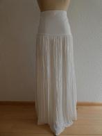 Steps rok maat S maxi plooien crèmekleurig brede tailleband, Verzenden, Zo goed als nieuw, Steps, Maat 36 (S)