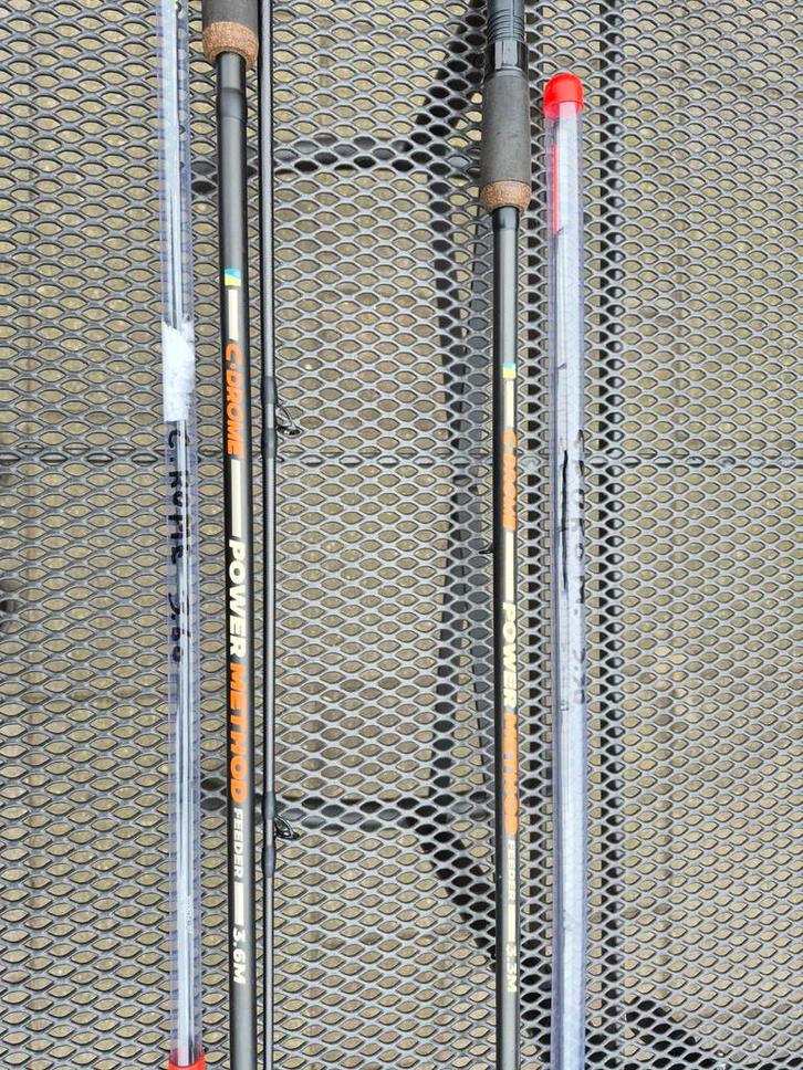 2x C-Drome Power Method Feederhengels (3.30m & 3.60m), Watersport en Boten, Hengelsport | Witvissen, Ophalen of Verzenden