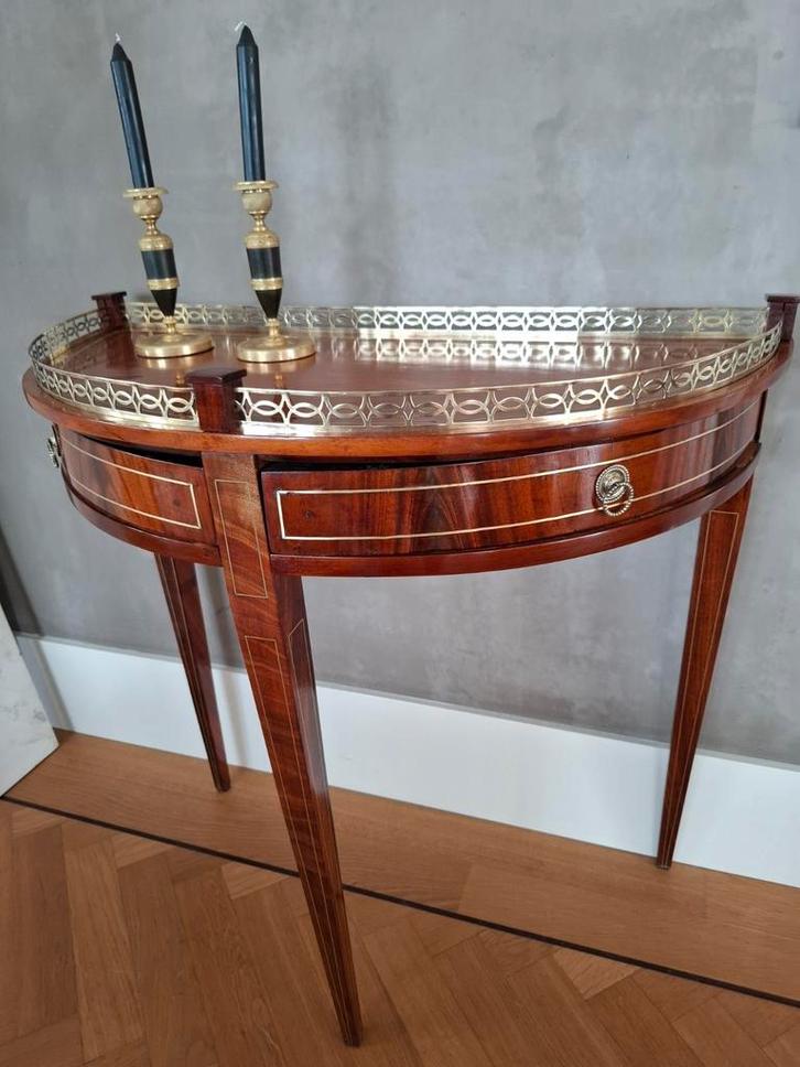Empire halve maan tafeltje, Antiek en Kunst, Antiek | Meubels | Tafels, Ophalen
