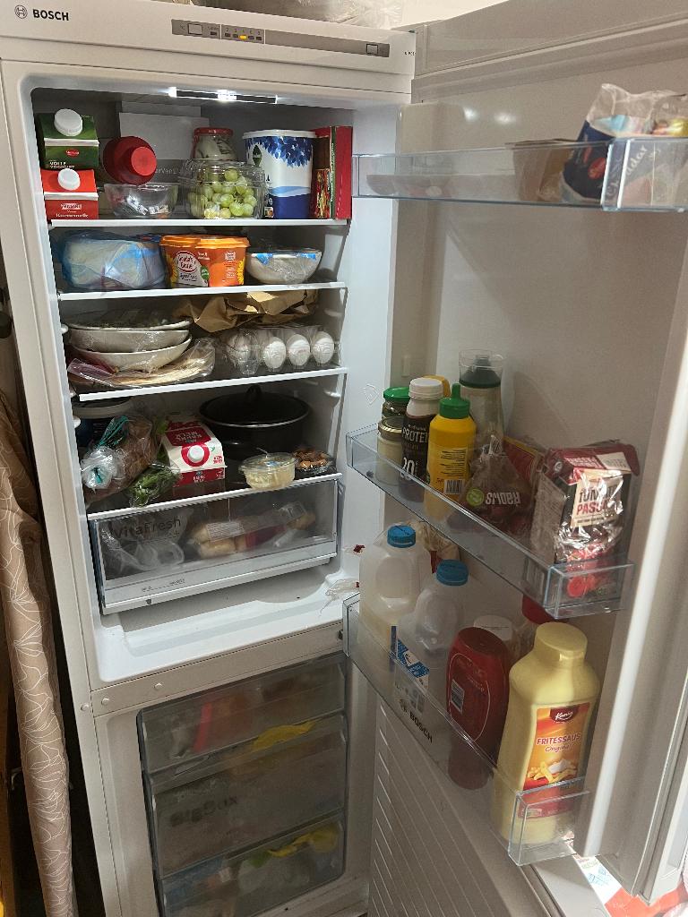 Koelkast vriezer aannemelijk bod, Ophalen, Gebruikt, 160 cm of meer, Minder dan 75 liter