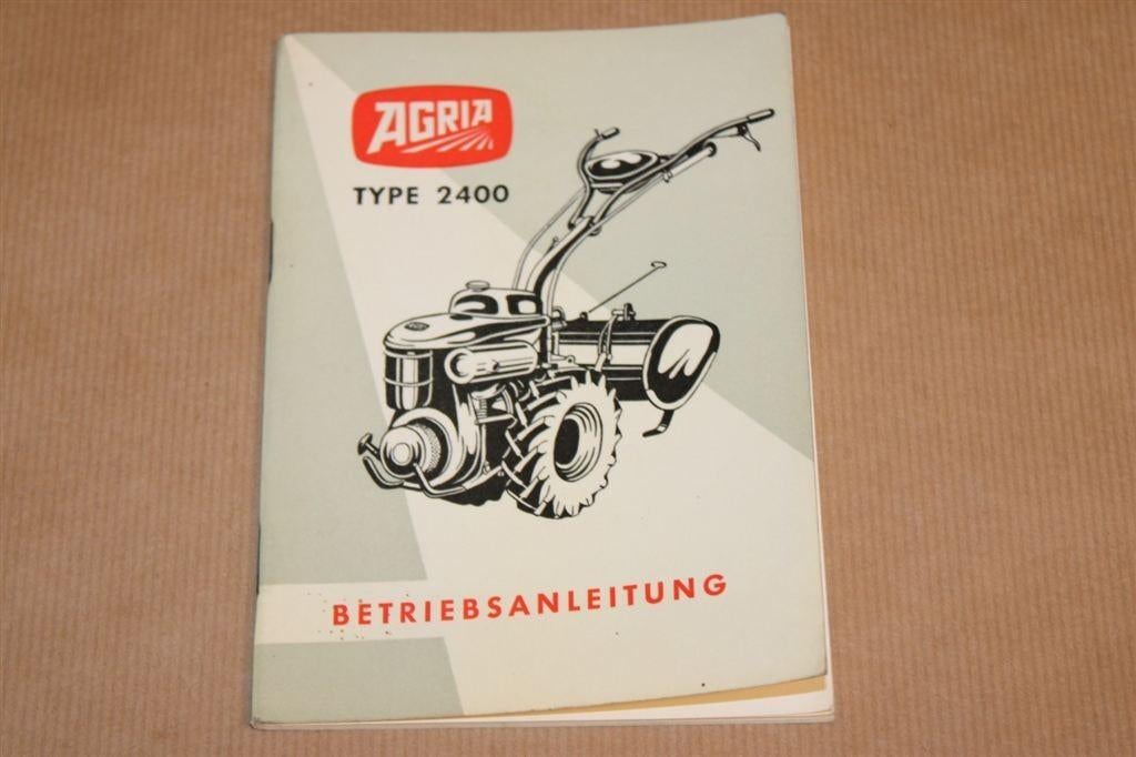 Oude handleiding - Agria Tuinfrees - circa 1965, Ophalen of Verzenden, Zo goed als nieuw, Bouwkunde