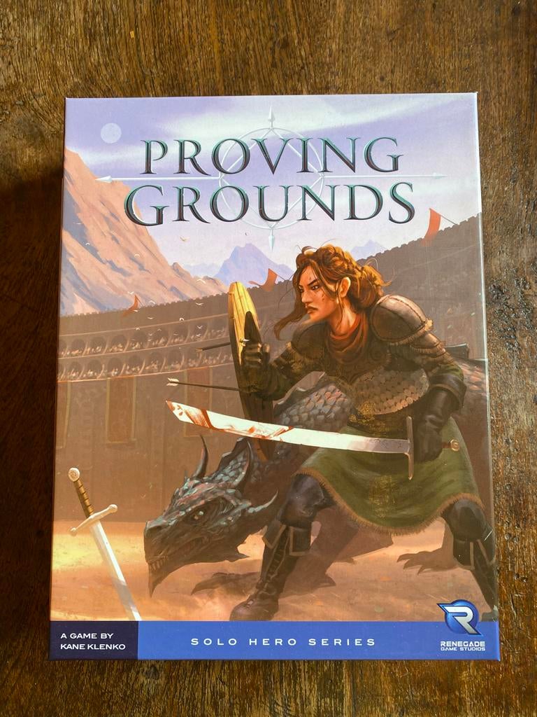 Proving Grounds: Solo Hero Series bordspel, Hobby en Vrije tijd, Gezelschapsspellen | Bordspellen, Een of twee spelers, Ophalen of Verzenden