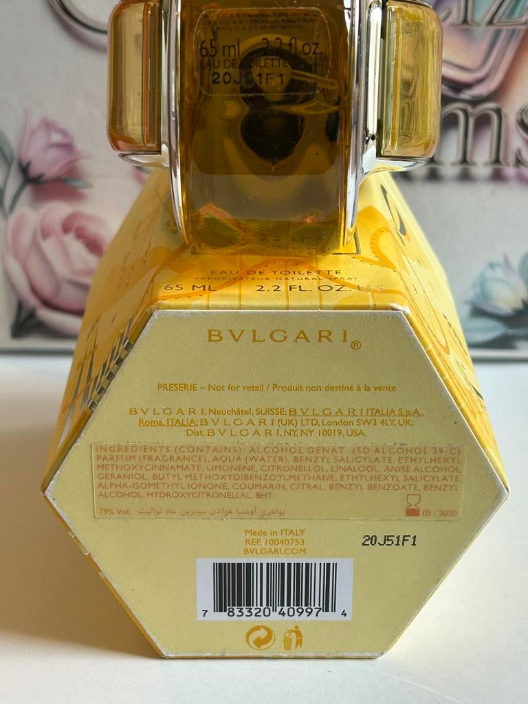 Bvlgari omnia golden citrine 65ml edt, Ophalen of Verzenden, Nieuw