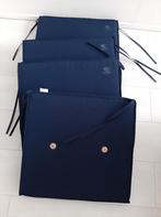 Stoelkussens Trendline donkerblauw 46x44x5 cm 4 stuks, Tuin en Terras, Ophalen, Zo goed als nieuw