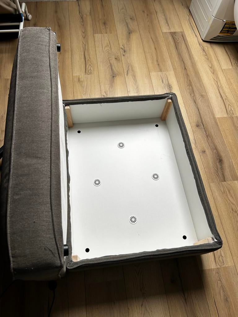 IKEA Kivik hocker grijs, Huis en Inrichting, Banken | Voetenbanken en Poefen, Ophalen, 75 tot 100 cm, Zo goed als nieuw, Bijpassend bij de bank