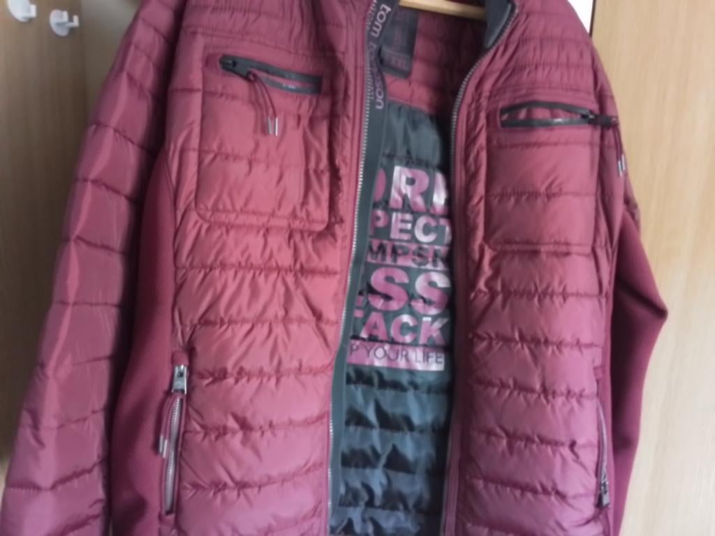 Heren jas, Ophalen of Verzenden, Zo goed als nieuw, Maat 52/54 (L), Rood