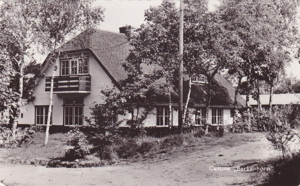 Kootwijk. Gebouw-  Camping "Berkenhorst"., Verzenden, 1960 tot 1980, Gelopen, Gelderland