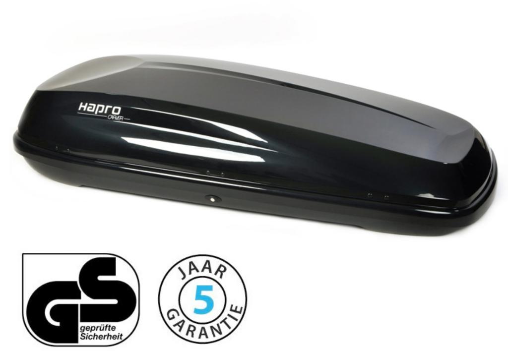 Dakkoffer Hapro Carver 6.5 Brilliant Black, Auto diversen, Dakkoffers, Ophalen, Zo goed als nieuw
