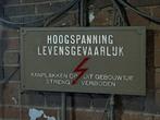 Oud Hoogspanning Bord 1950-60 - Nieuwstaat, Ophalen of Verzenden