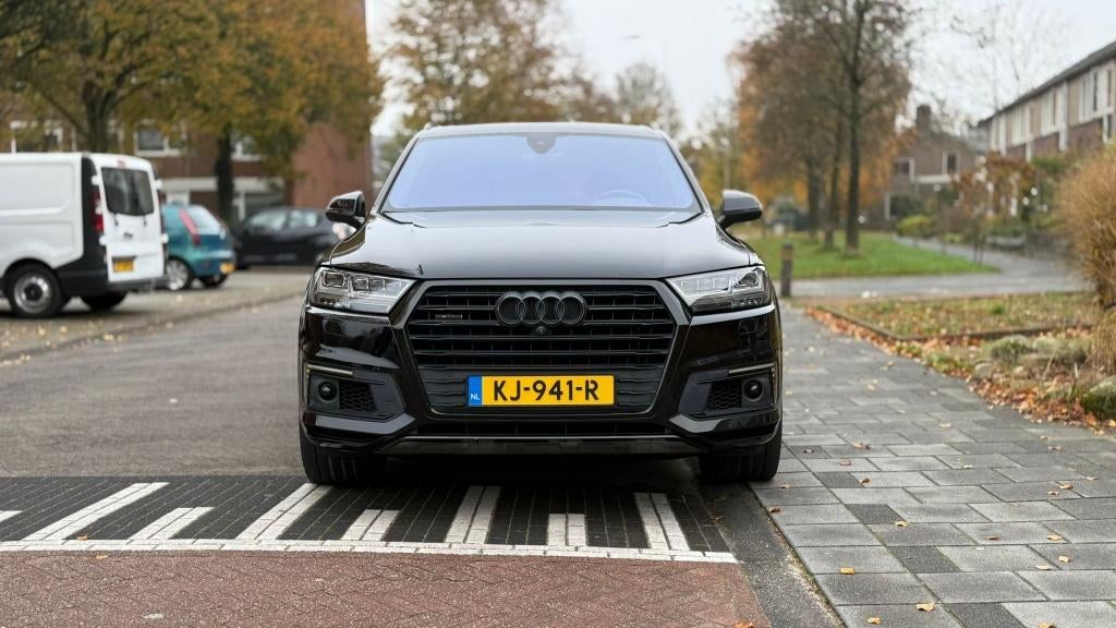 Audi Q7 3.0 TDI 374pk E-tron Quattro Tiptronic 2016 Zwart, Auto's, Audi, Automaat, Euro 5, Zwart, 2420 kg