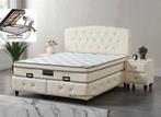 Boxspring Praag opbergbed complete set-Aanbieding, Ophalen of Verzenden, Nieuw, Tweepersoons