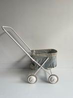 Uniek vintage poppenwagentje spijkerstof jaren '60, Ophalen of Verzenden, Gebruikt, Overige typen