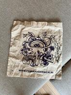 Cesar Zuiderwijk Golden Earring gesigneerde tas, Ophalen of Verzenden, Gebruikt, Beige, Overige merken