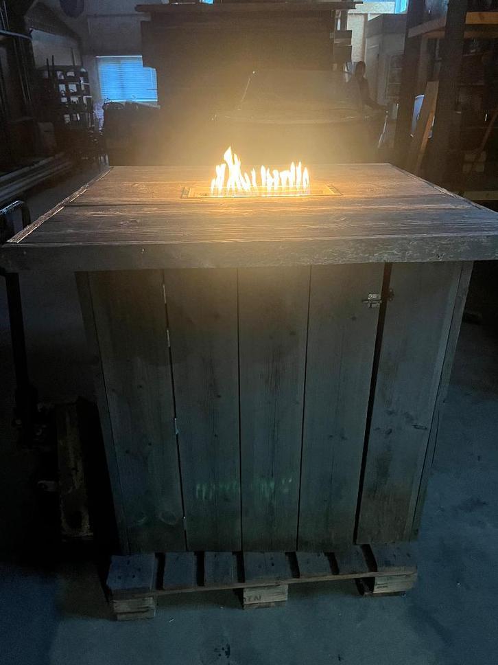 Statafel vuur!, Huis en Inrichting, Tafels | Statafels, Gebruikt, Ophalen