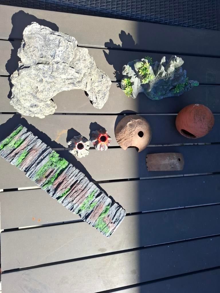 Aquarium ornamenten, Ophalen, Zo goed als nieuw, Decoratie