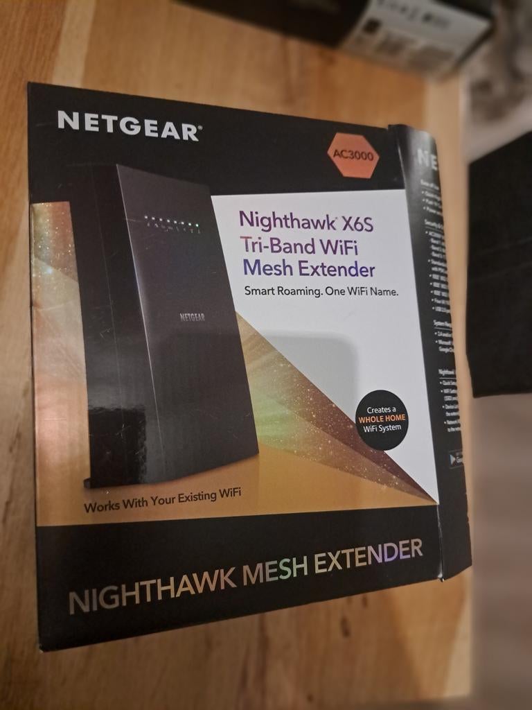 Netgear Nighthawk X6S Tri-Band WiFi Mesh Extender AC3000, Ophalen of Verzenden, Zo goed als nieuw, Router, Netgear