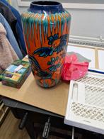 Scheurich Vloervaas 'Hahnenkampf' - Jaren '70 Fat Lava, Ophalen