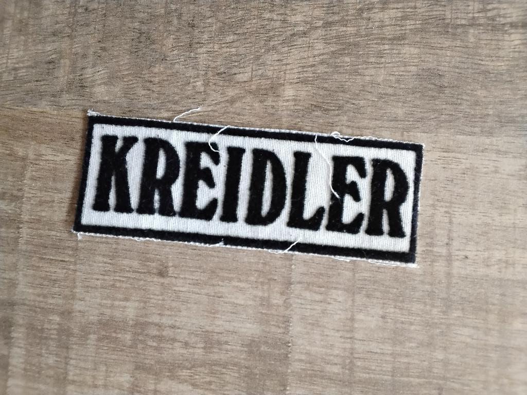 Opnaai embleem Kreidler ,  tt assen, Ophalen of Verzenden, Zo goed als nieuw, Motoren